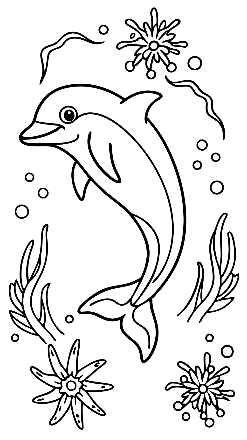 coloriage adulte dolphin